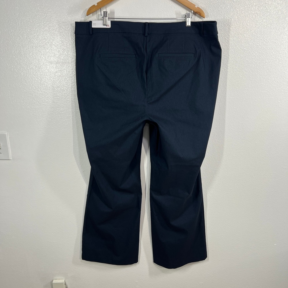 Lane Bryant Signature Fit Boot Allie Pant Size 24R Navy High Rise FLEX Stretch - Picture 3 of 8